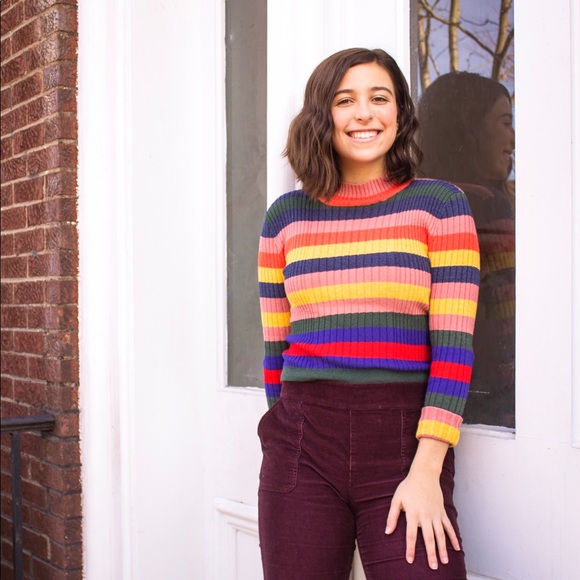 Striped vintage turtleneck - Picture 2 of 2